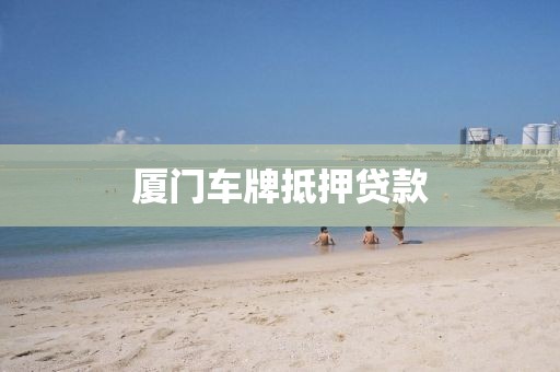厦门车牌抵押贷款