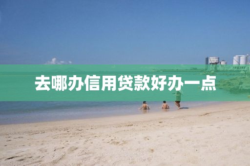 去哪办信用贷款好办一点