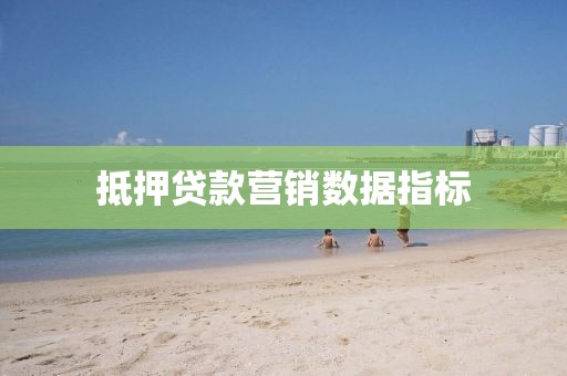抵押贷款营销数据指标