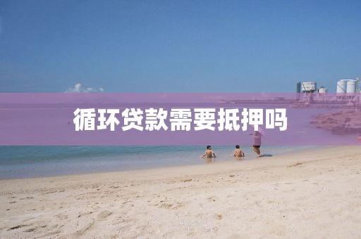 循环贷款需要抵押吗