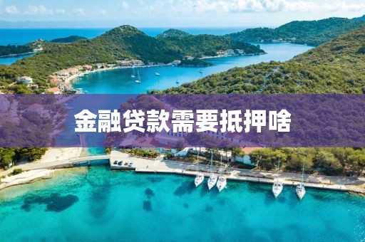 金融贷款需要抵押啥