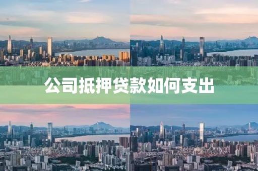 公司抵押贷款如何支出