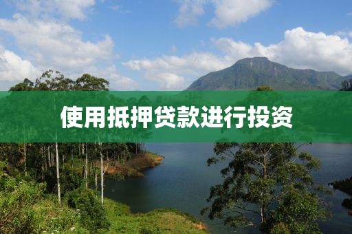 使用抵押贷款进行投资
