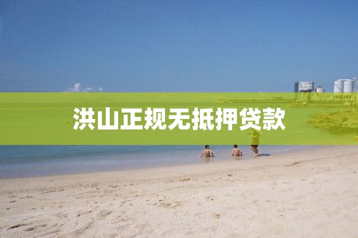 洪山正规无抵押贷款