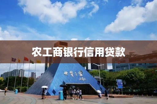 农工商银行信用贷款