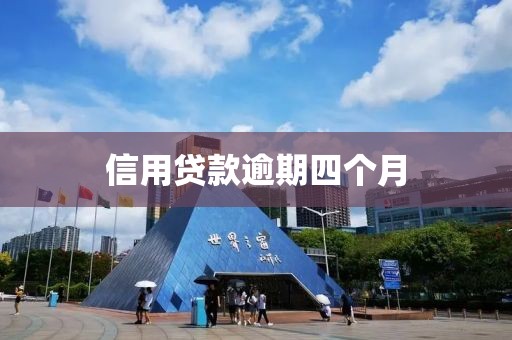 信用贷款逾期四个月