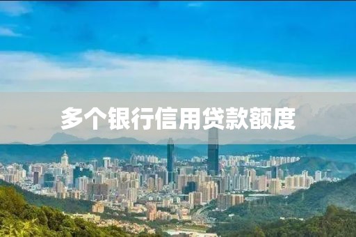多个银行信用贷款额度