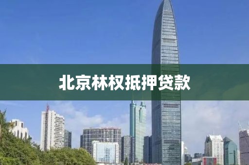 北京林权抵押贷款