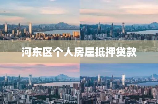 河东区个人房屋抵押贷款