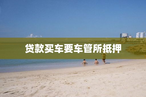 贷款买车要车管所抵押