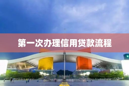 第一次办理信用贷款流程