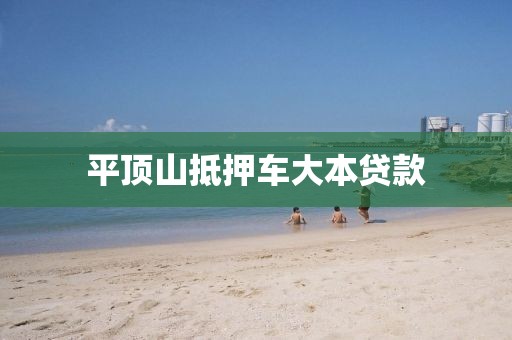 平顶山抵押车大本贷款