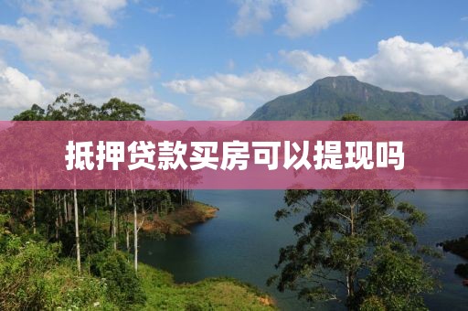 抵押贷款买房可以提现吗