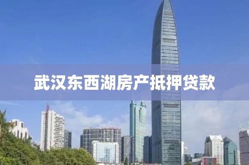 武汉东西湖房产抵押贷款