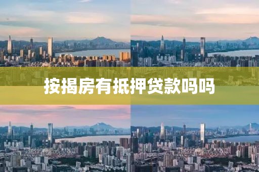 按揭房有抵押贷款吗吗