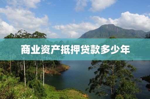 商业资产抵押贷款多少年