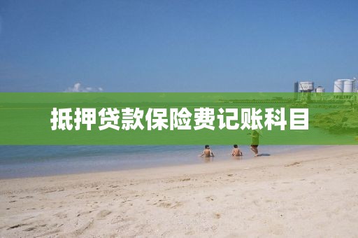 抵押贷款保险费记账科目
