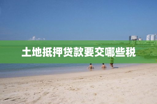 土地抵押贷款要交哪些税