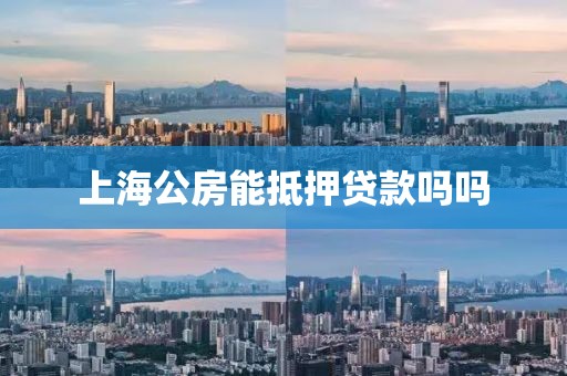 上海公房能抵押贷款吗吗