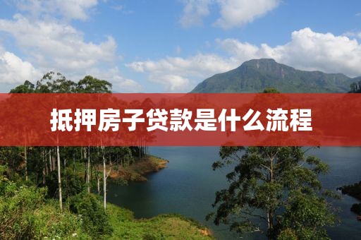 抵押房子贷款是什么流程