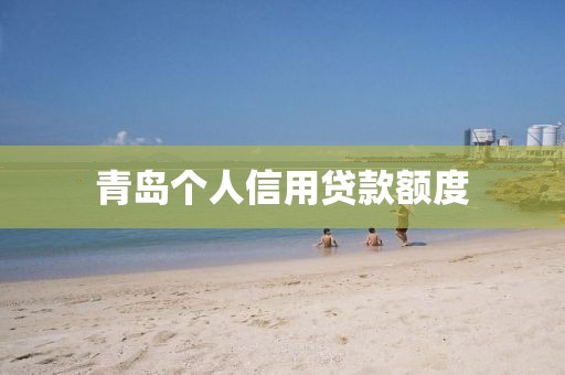 青岛个人信用贷款额度
