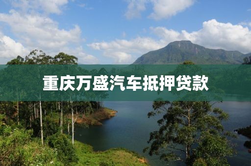 重庆万盛汽车抵押贷款