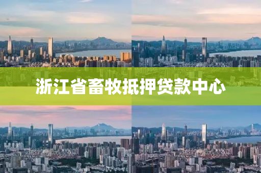浙江省畜牧抵押贷款中心