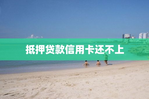 抵押贷款信用卡还不上
