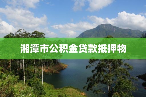 湘潭市公积金贷款抵押物