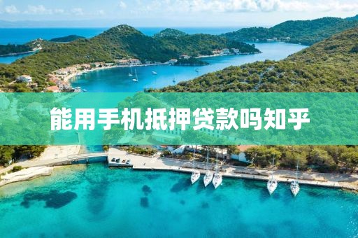 能用手机抵押贷款吗知乎