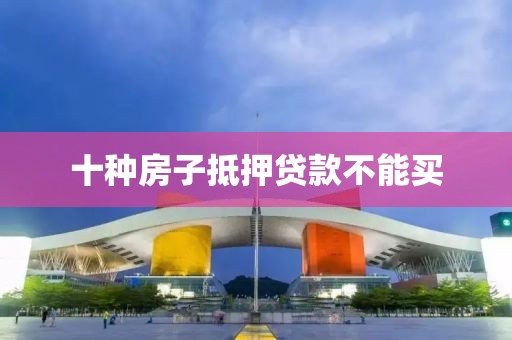 十种房子抵押贷款不能买