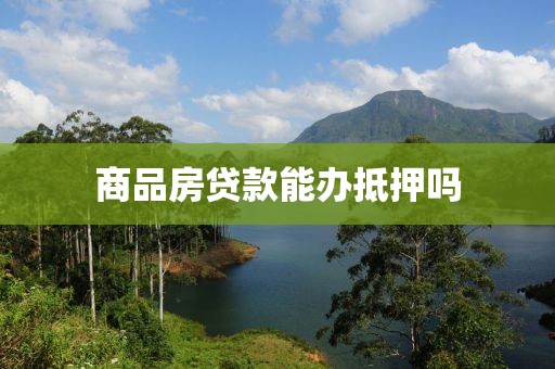商品房贷款能办抵押吗