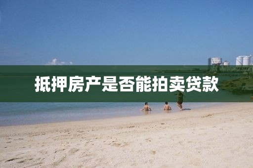抵押房产是否能拍卖贷款