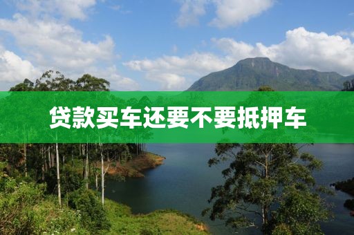 贷款买车还要不要抵押车