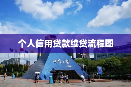 个人信用贷款续贷流程图