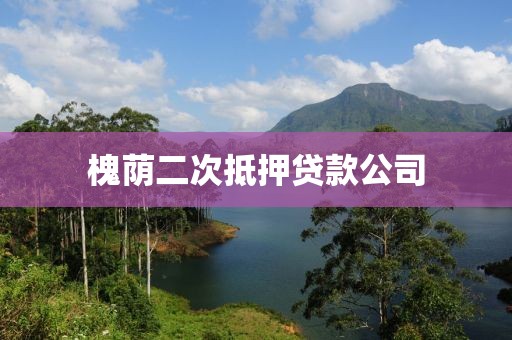 槐荫二次抵押贷款公司