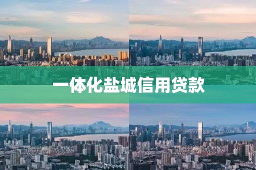 一体化盐城信用贷款