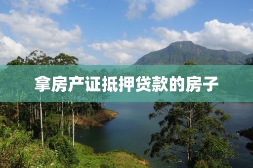 拿房产证抵押贷款的房子