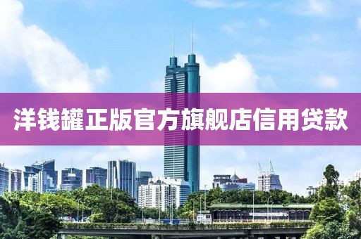 洋钱罐正版官方旗舰店信用贷款