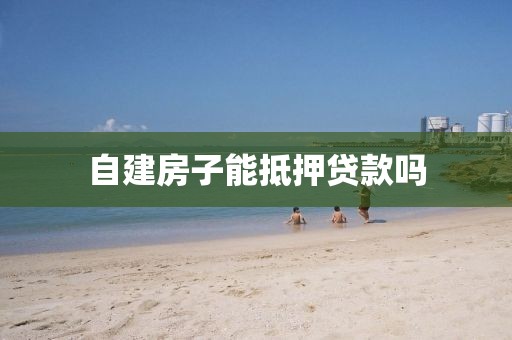 自建房子能抵押贷款吗