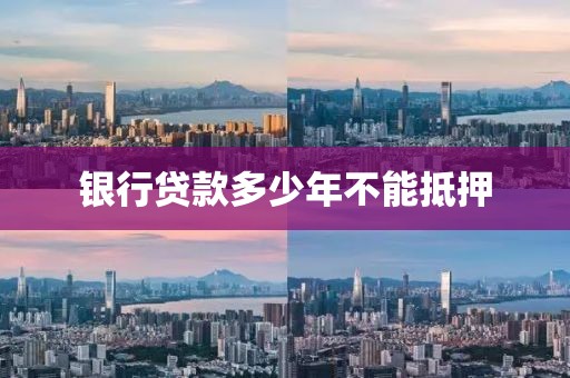 银行贷款多少年不能抵押