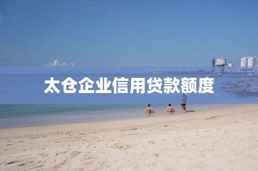 太仓企业信用贷款额度