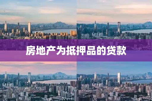 房地产为抵押品的贷款