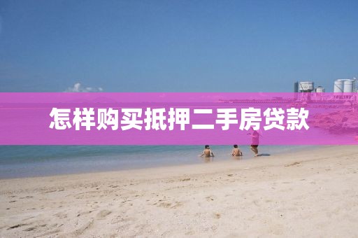 怎样购买抵押二手房贷款