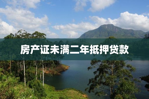 房产证未满二年抵押贷款