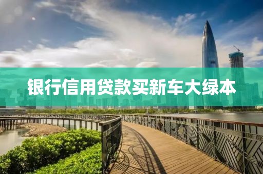 银行信用贷款买新车大绿本