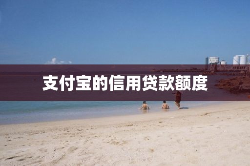 支付宝的信用贷款额度