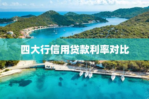 四大行信用贷款利率对比