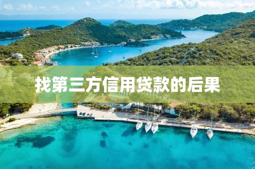 找第三方信用贷款的后果