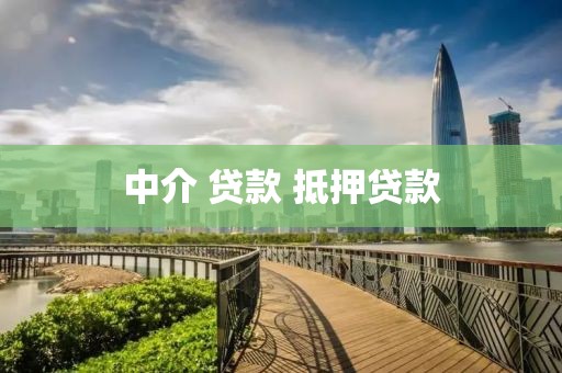 中介 贷款 抵押贷款
